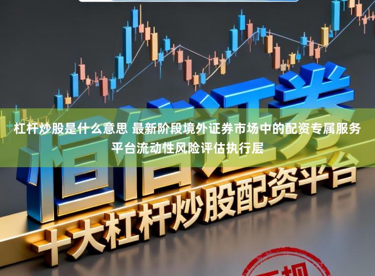 杠杆炒股是什么意思 最新阶段境外证券市场中的配资专属服务平台流动性风险评估执行层