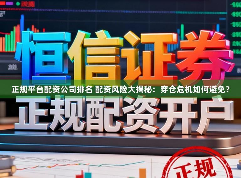 正规平台配资公司排名 配资风险大揭秘：穿仓危机如何避免？