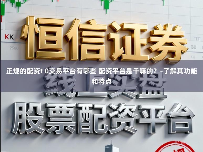 正规的配资t 0交易平台有哪些 配资平台是干嘛的？-了解其功能和特点