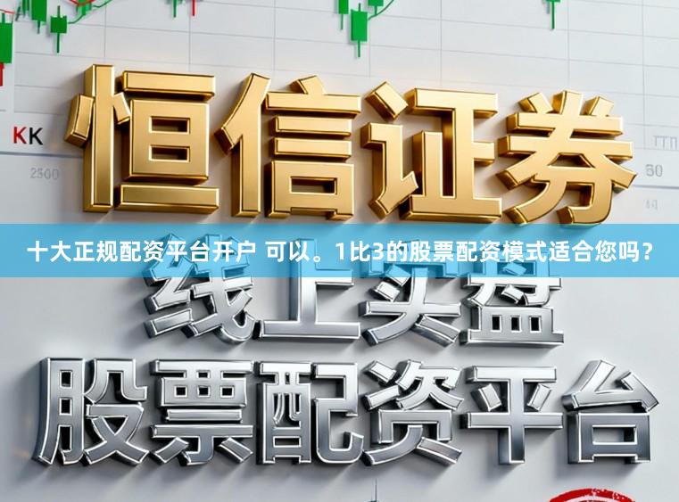 十大正规配资平台开户 可以。1比3的股票配资模式适合您吗？